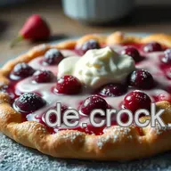 Das beste pfannkuchen rezept: Himbeer-Pfannkuchen mit Vanillesauce