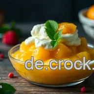 Pfirsich-Maracuja-Traum: Ein erfrischendes Sommerdessert, das begeistert