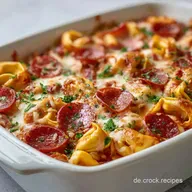 Tortelliniauflauf mit Peperoni: Cremiger Feierabend-Genuss