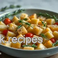 Saftige Putenoberkeule mit Kr&auml;uterkruste und Honig-Senf-Glasur