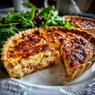 Quiche Lorraine: Franz&ouml;sischer Klassiker mit Speck & Muskat