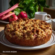 Leckerer Rhabarberkuchen Fr Den Fr&uuml;hling Ein: Omas Bestes Rezept