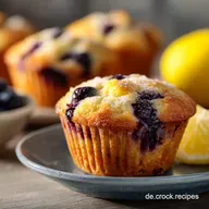Blaubeer Muffins mit Zitrone: Das einfache Rezept f&uuml;r saftige, spritzige Muffins