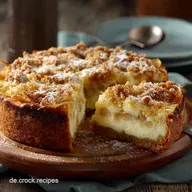Saftiger RhabarberQuarkStreuselkuchen Mit Omas Trick extra cremig