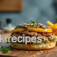 Saftiger Tavuklu Burger &ndash; T&uuml;rkisch inspirierter Genuss f&uuml;r Zuhause