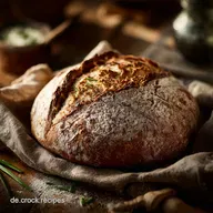 Schnelles Dinkel oder Weizenbrot TurboRezept ohne Gehzeit in 65 Min