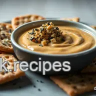Knusprige Schwarzer Sesam-Cracker mit asiatischem Dip &ndash; Einfach und Lecker