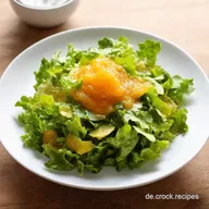 Sonniger Mhrensalat Mein Rezept mit Orangensaft Dressing
