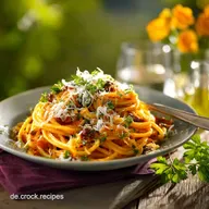 Spaghetti mit K&uuml;rbisParmesanSo&szlig;e Cremig einfach in 45 Minuten
