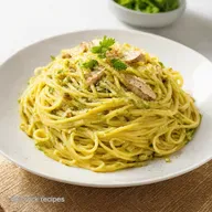 Sommerlicher Spaghettisalat Rezept f&uuml;r Grill Picknick