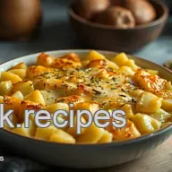 S&uuml;&szlig;e Kartoffeln Rezept: k&ouml;stliches Gratin mit w&uuml;rzigem K&auml;se