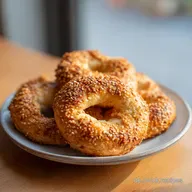 T&uuml;rkische A&ccedil;ma Sesamkringel: Fluffige Sesamkringel in 160 Min