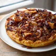 Veganer Zwiebelkuchen Mit R&auml;uchertofu