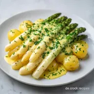 Spargel mit Sauce Hollandaise f&uuml;r 2