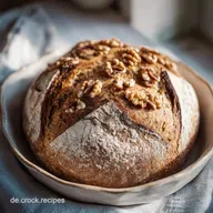 Wurzelbrot mit Waln&uuml;ssen: Sauerteig-Rezept
