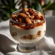 Cremiges Zimtparfait mit gebrannten Mandeln: Das Winter Dessert