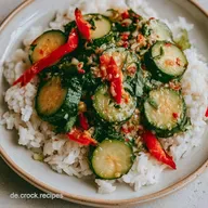 Zucchinipfanne Mit Reis In 20 Minuten
