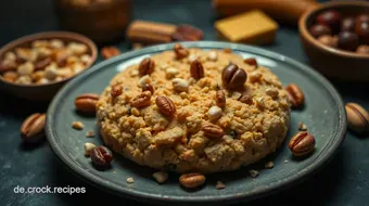 Gesunde Snacks zum Mitnehmen: Knusprige Müsliriegel mit Nüssen recipe card