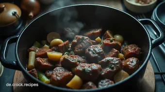 Schichtfleisch im Dutch Oven: Herzhaftes Familienrezept für kalte Tage recipe card