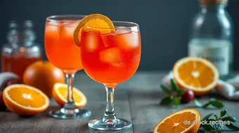 Spritzig und Fruchtig: Aperol Spritz alkoholfrei selbst machen recipe card