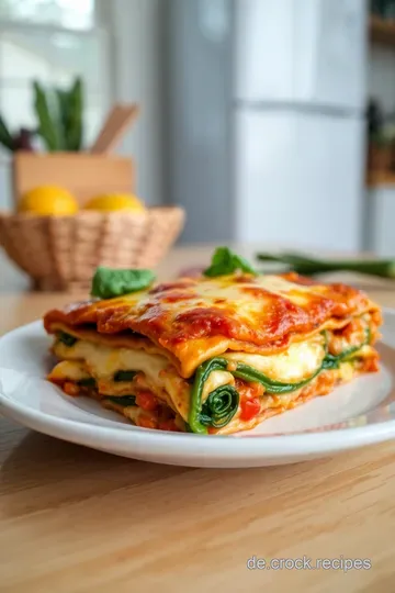 Bunte Gemüse-Lasagne mit Ricotta und Spinat steps