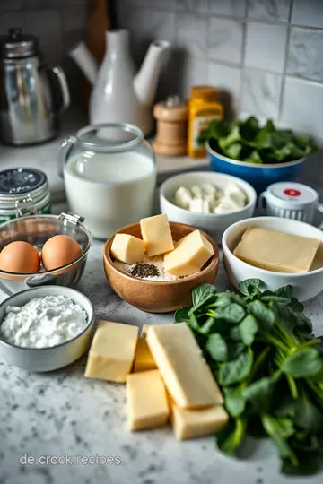 Die perfekte Omelette: Ein einfaches köstliches Meisterwerk ingredients