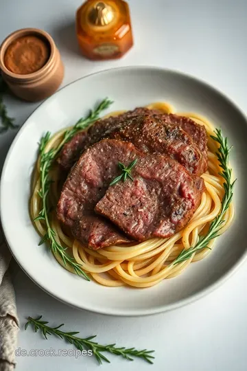 Ein perfektes Rinderfilet: Zart und saftig auf den Punkt gegart presentation