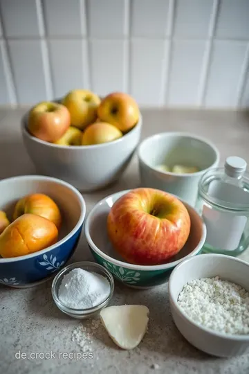 Einfaches Apfelkompott – Der süße Genuss aus Omas Küche ingredients