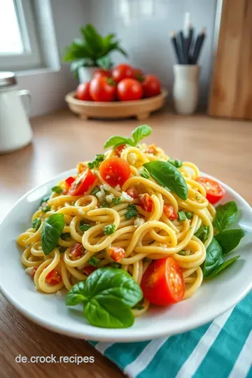Erfrischender Nudelsalat mit Pesto steps