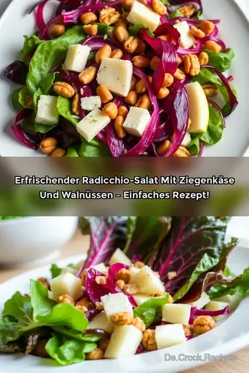 Erfrischender Radicchio-Salat mit Ziegenkäse und Walnüssen – Einfaches Rezept!