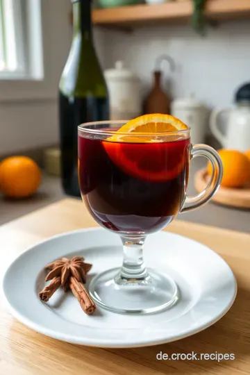 Festlicher Glühwein mit einem Hauch von Orangen und Zimt steps