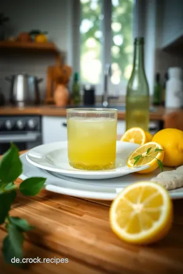 Frischer Limoncello aus eigener Herstellung steps