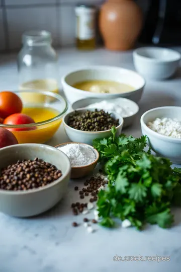 Frisches Kräuter-Dressing mit Weißem Essig ingredients
