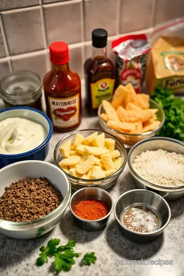 Hausgemachte Burger Sauce – Der perfekte Begleiter für Deinen Burger! ingredients