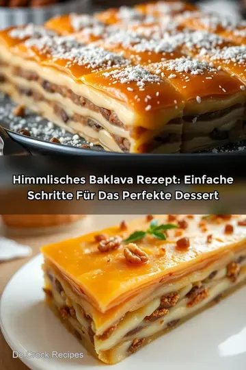 Himmlisches Baklava Rezept: Einfache Schritte für das perfekte Dessert