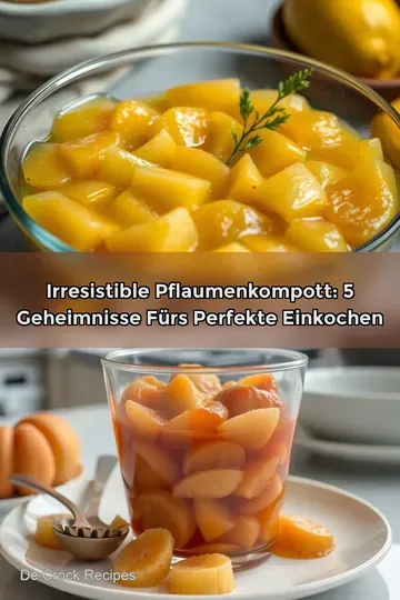 Irresistible Pflaumenkompott: 5 Geheimnisse fürs perfekte Einkochen