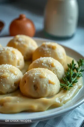 Klassische Semmelknödel presentation
