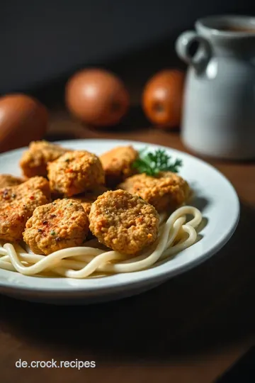 Knusprige chicken nuggets für Groß und Klein presentation