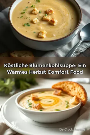 Köstliche Blumenkohlsuppe: Ein Warmes Herbst Comfort Food