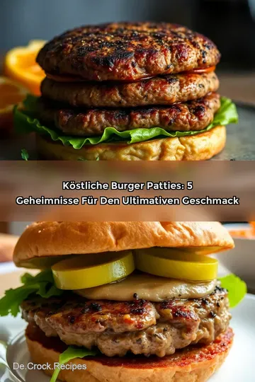 Köstliche Burger Patties: 5 Geheimnisse für den ultimativen Geschmack