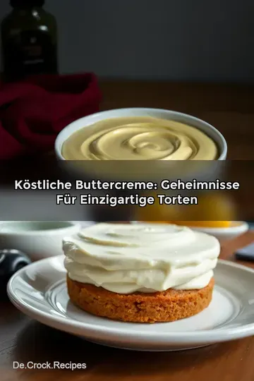 Köstliche Buttercreme: Geheimnisse für Einzigartige Torten