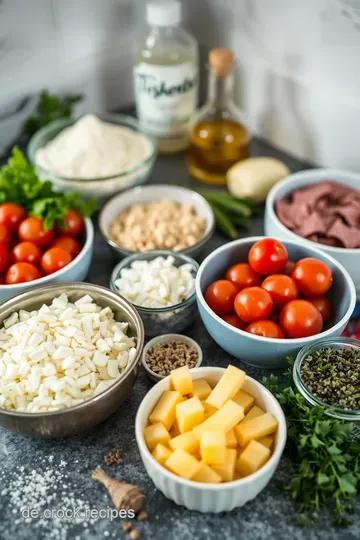 Köstliche Pizzaschnecken – Der perfekte Snack für jede Party! ingredients