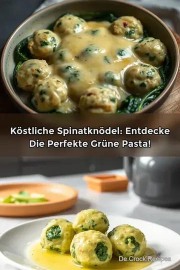 Köstliche Spinatknödel: Entdecke die perfekte grüne Pasta!