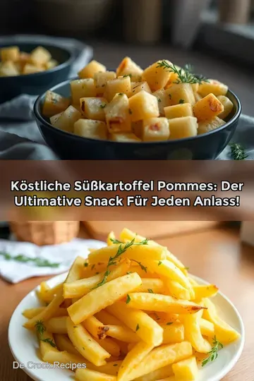Köstliche Süßkartoffel Pommes: Der ultimative Snack für jeden Anlass!