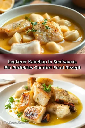 Leckerer Kabeljau in Senfsauce: Ein perfektes Comfort Food Rezept