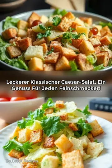 Leckerer Klassischer Caesar-Salat: Ein Genuss für jeden Feinschmecker!