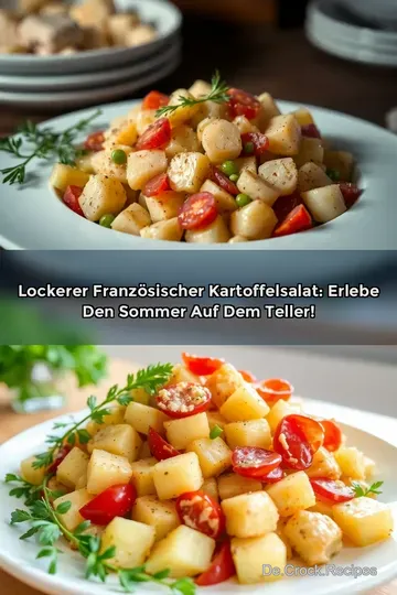 Lockerer französischer Kartoffelsalat: Erlebe den Sommer auf dem Teller!