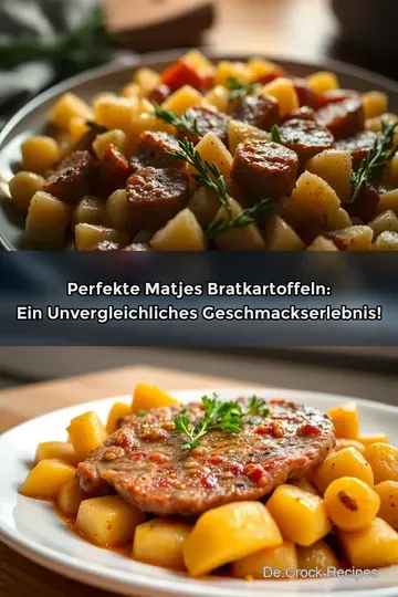 Perfekte Matjes Bratkartoffeln: Ein unvergleichliches Geschmackserlebnis!