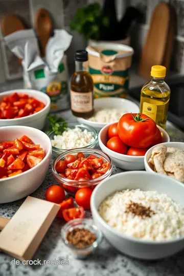 Perfekte Pizzasoße für italienischen Genuss ingredients