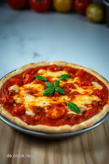 Perfekte Pizzasoße für italienischen Genuss presentation